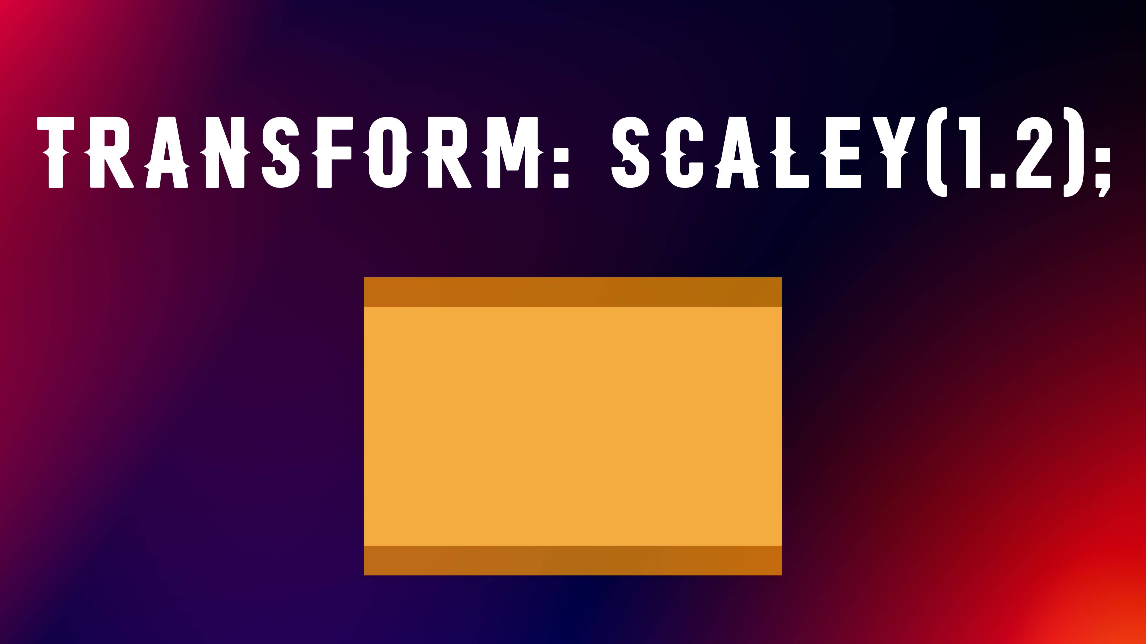 Трансформации в CSS. Свойство - Transform. Значение - Scale