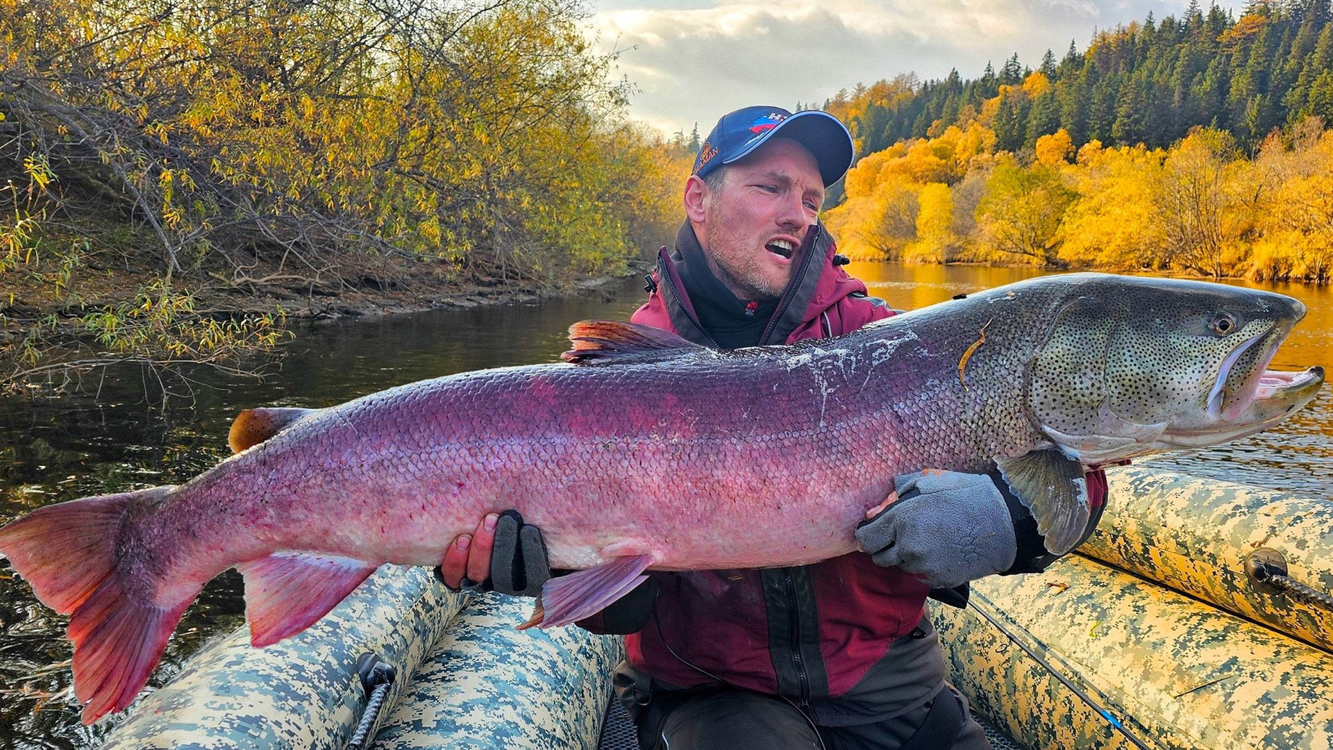 ЭТО РЕКОРД! ПОИМКА ТРОФЕЙНОГО ТАЙМЕНЯ 23 КГ!