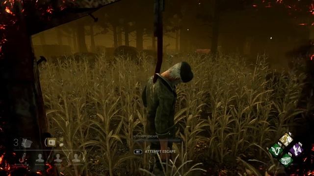 Dead by Daylight Bill Overbeck escapes from Ghostface