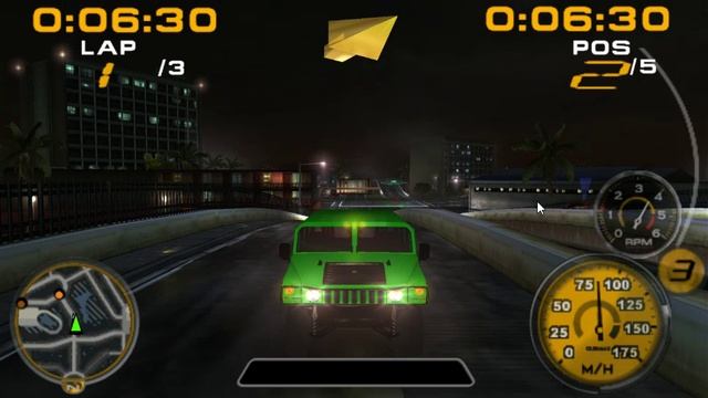 Midnight Club 3: CUB Edition (PSP) Gameplay