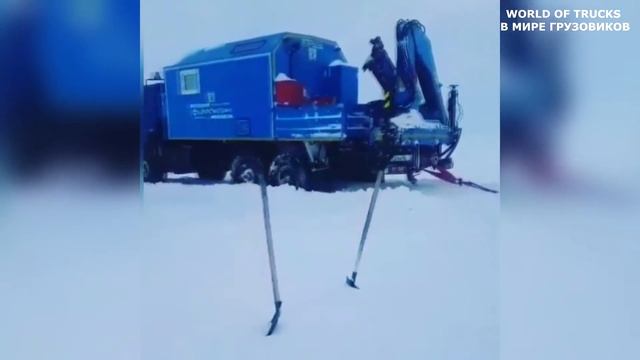 Зимник. Всякое бывает. Северный дальнобой на тяжелом бездорожье.