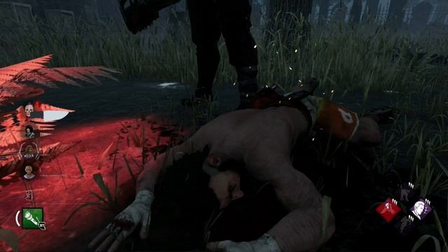 Dead by daylight Trapper killing David King (shirtless) - Male Ryona