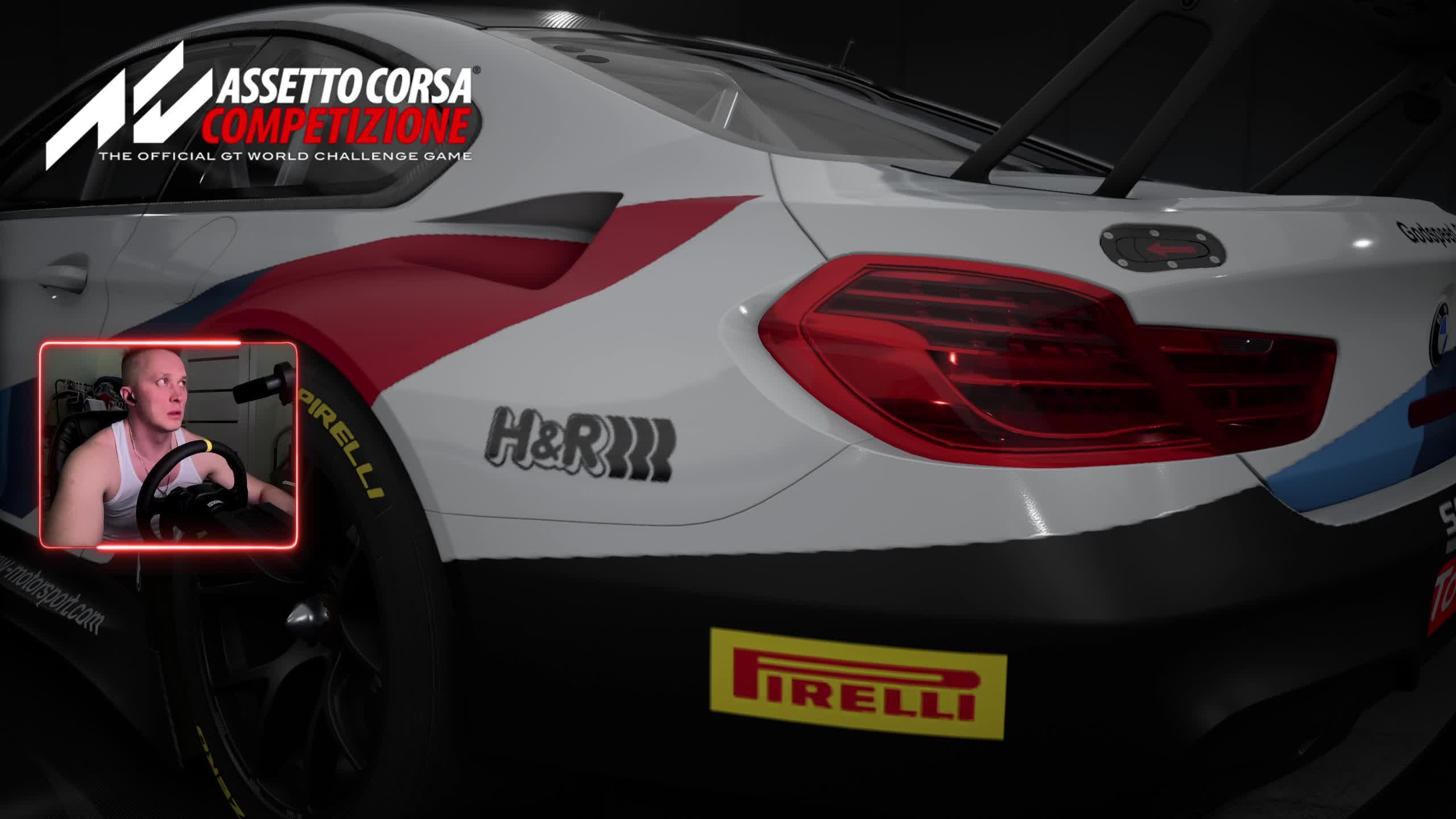 Assetto Corsa Competizione на Moza R5 руль ES