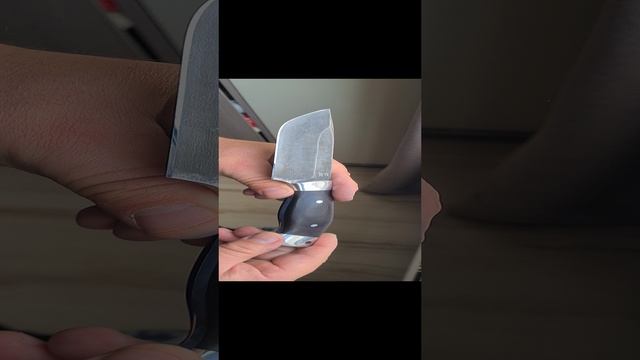 Заточен нож сталь на клинке ХВ 5 алмазка
