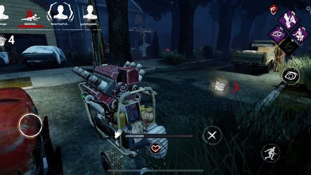 Dead by Daylight Mobile Meg Thomas vs The Hillbilly #dbd #gameplay #megthomas #thehillbilly