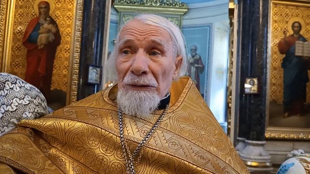 2024.11.03. Проповедь настоятеля Спасского храма г.Тулы прот.Виктора