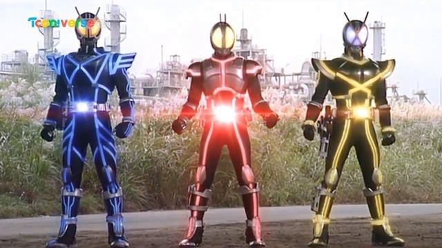 Kamen rider 555 opening korean Aired to Tooniverse