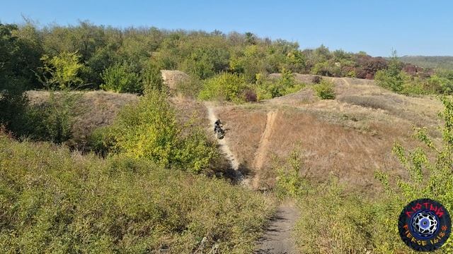 Осенняя покатушка на "Лютом" скутере