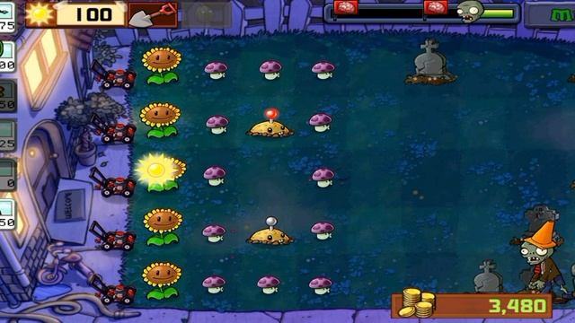 PVZ. Играем в plants or zombie!!