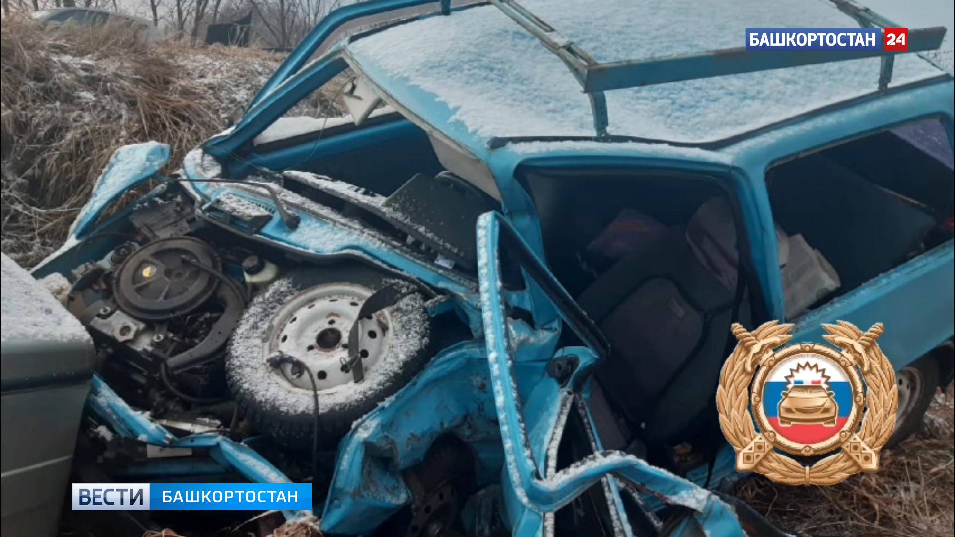 На трассе М-5 в Башкирии погиб 72-летний водитель "Оки"