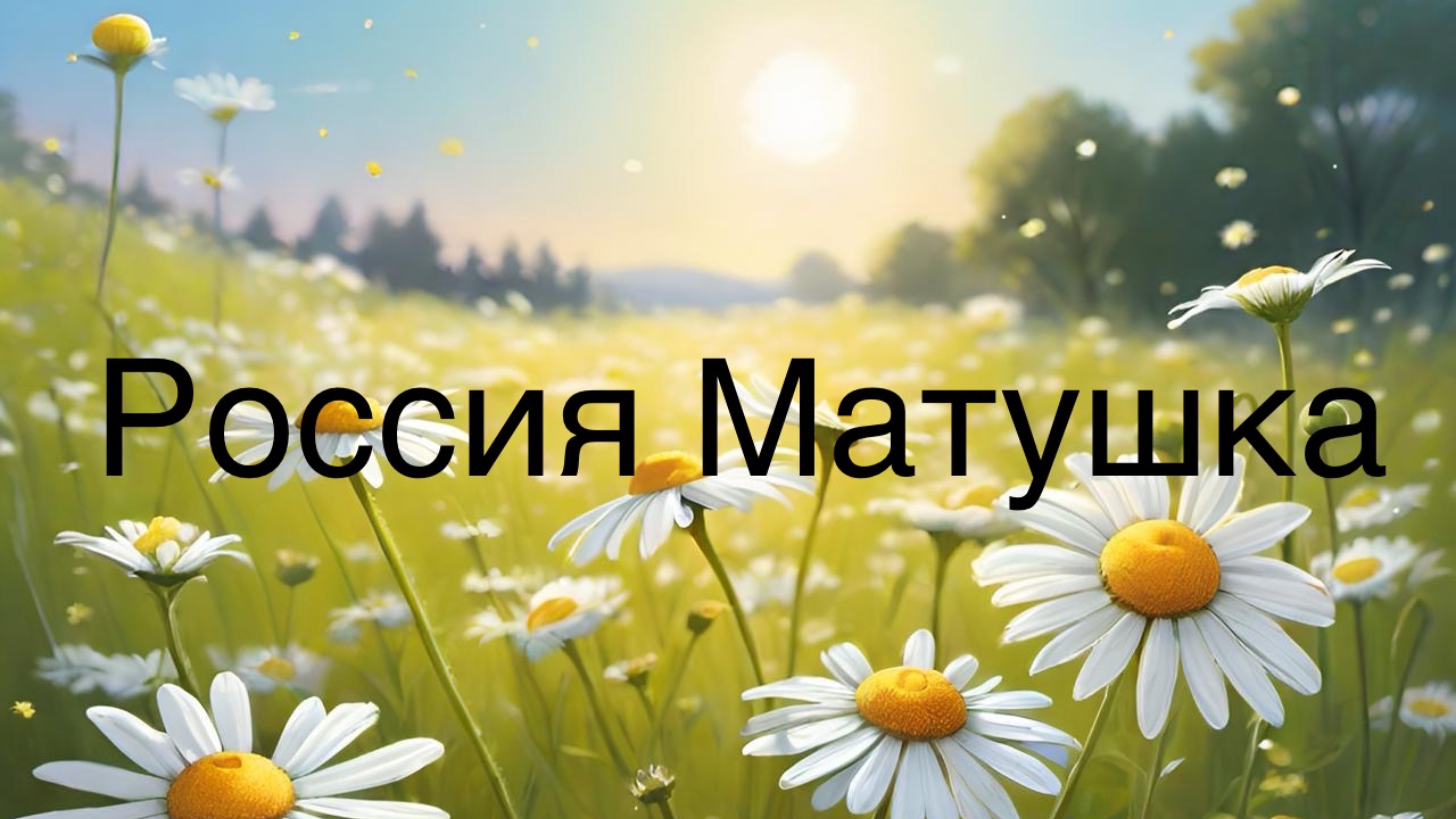 Песня о России. Тост за Россию Матушку.