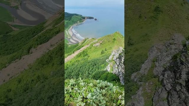 Взбиралась вертикально цепляясь за землю и траву 🙈 по свежим медвежьим следа #сахалин #пиксмелый