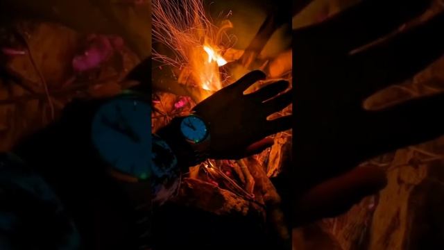 Dark night fire in the heart