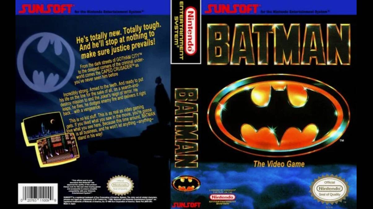 BATMAN. SUNSOFT. 1989. NES