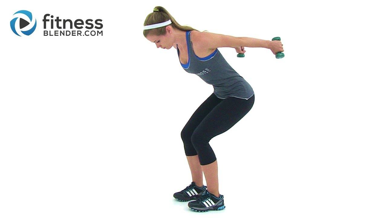 Fitness Blender - Toned, Lean Arms Workout -- Rhomboids, Shoulders, Bicep, Tricep, and Chest Workout