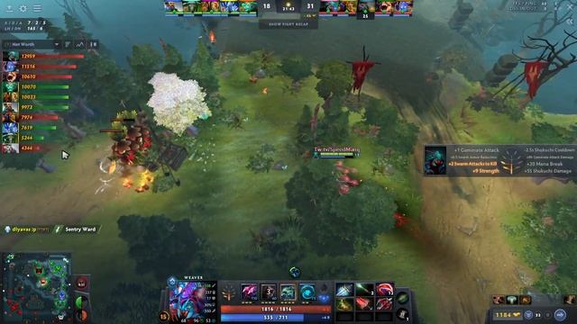 Weaver Dota 2 Gameplay Miracle with 22 Kills - Butterfly