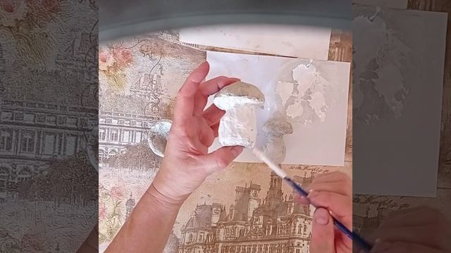 Грибы в технике папье-маше своими руками./ поделки / переделки / handmade /