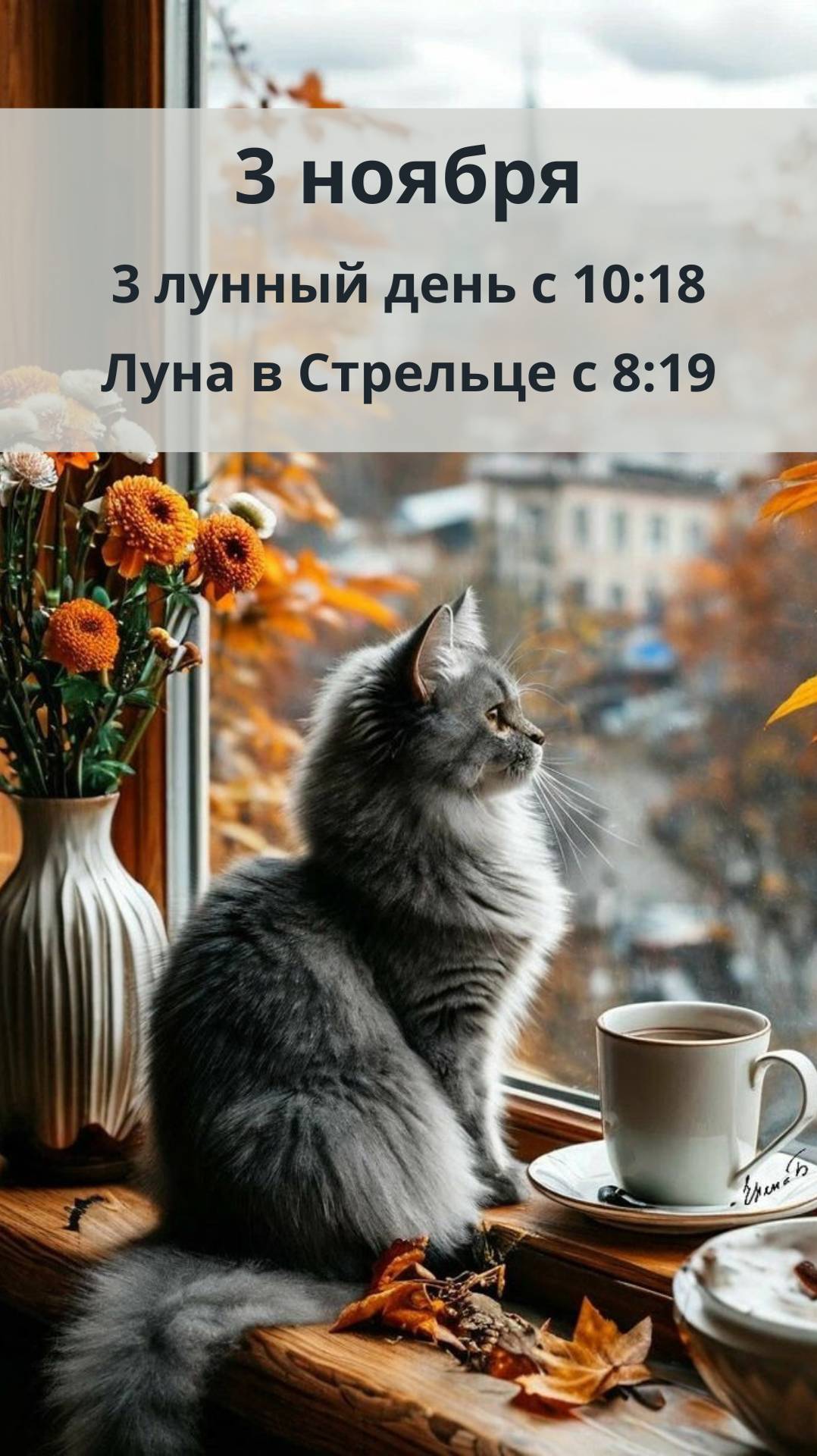 3 НОЯБРЯ - ЛУННЫЙ КАЛЕНДАРЬ И АСТРОПРОГНОЗ НА ВОСКРЕСЕНЬЕ