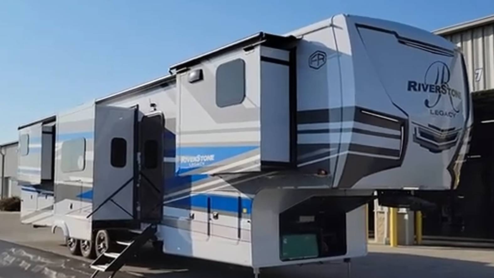 2025 Riverstone 421FK Legacy Edition Luxury Fifth Wheel by Forestriver RVs at Couchs RV Nation