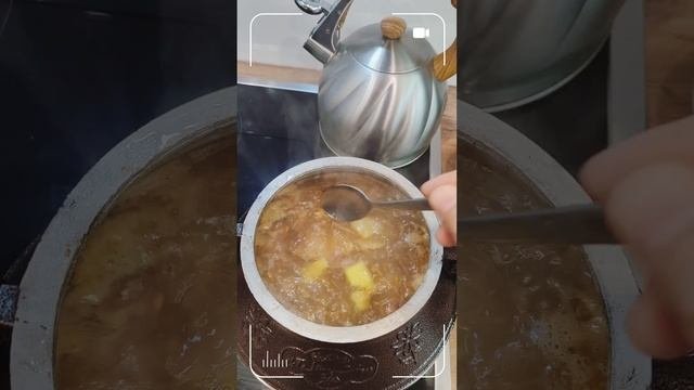 суп гороховый в афганском казане