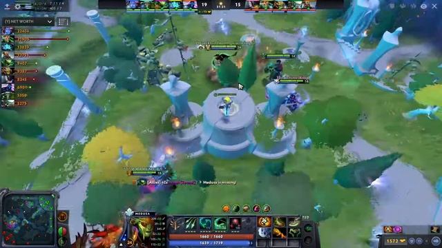 TIMADO ARC WARDEN vs ARTEEZY MEDUSA ft. NA ALL STARS | DOTA 2 Gameplay