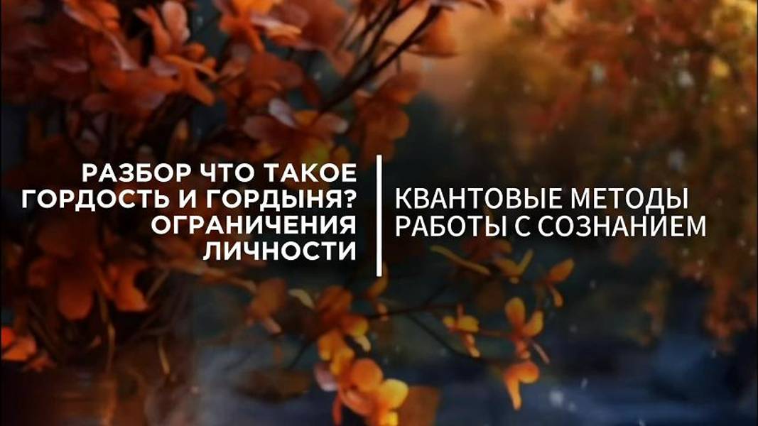 Гордость и Гордыня. Новое понимание этих качеств личности в 4Д.