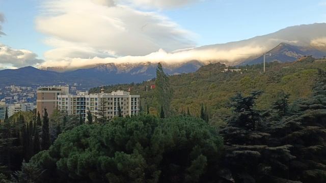 утро из отеля Ялта Интурист