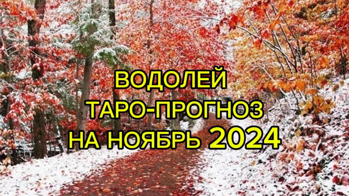 ВОДОЛЕЙ/ТАРО-ПРОГНОЗ/НОЯБРЬ 2024