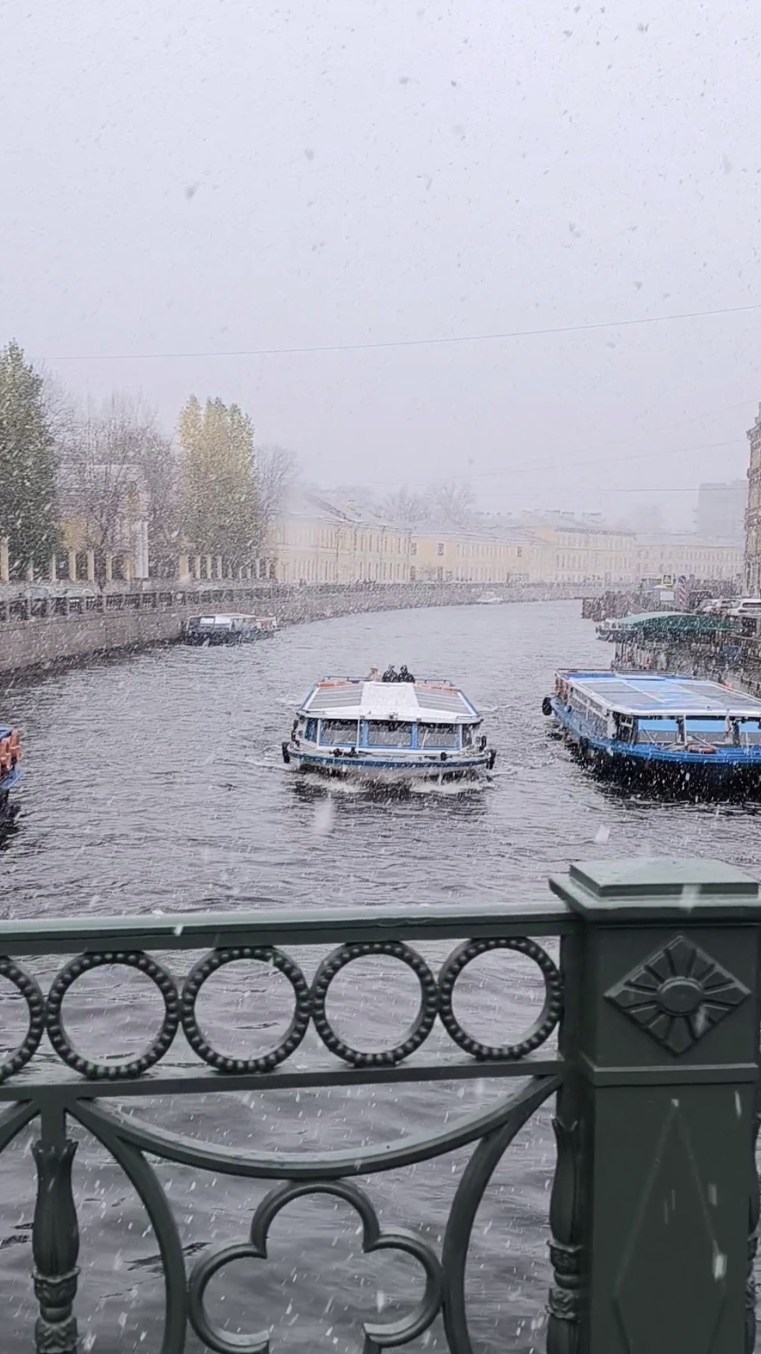 Полицейский мост через реку Мойка, Питер