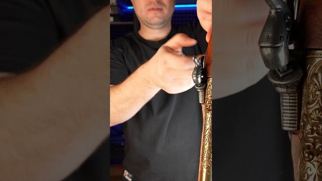 Макет пистолет кремневый, латунь (Италия, XVIII век) DE-1104-L