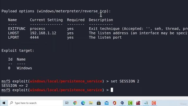 39 Creating Persistence On The Target System