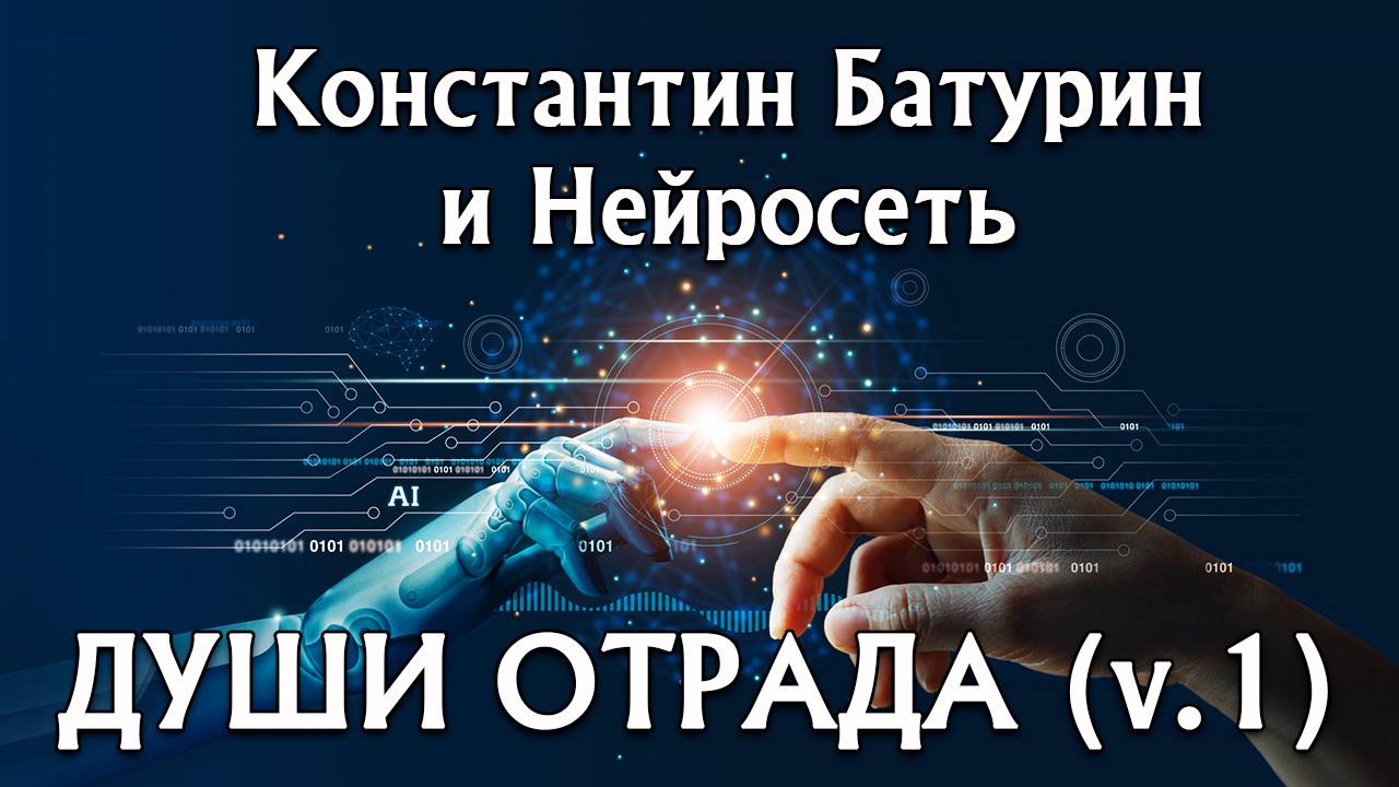 ДУШИ ОТРАДА (v.1) - Константин Батурин и Нейросеть