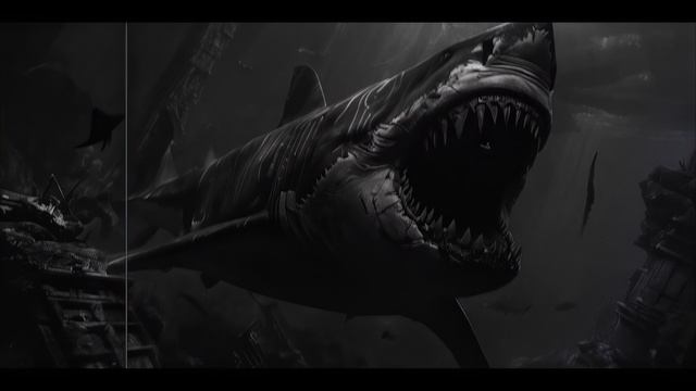 Megalodon in the Ocean 4K