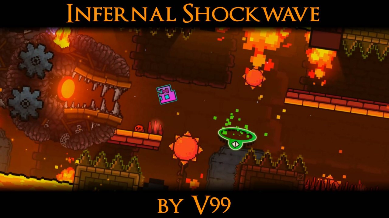 Infernal Shockwave by V99 (3 Coins) | Weekly Easy Demon