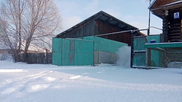 Самодельный снегоротор на минитрактор