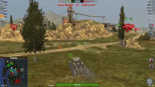 Tanks Blitz - Новичок - Первый Бой Во Взводе - Четырнадцатый Бой - БТ-7 №14