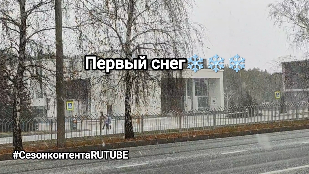 Первый снег❄❄❄