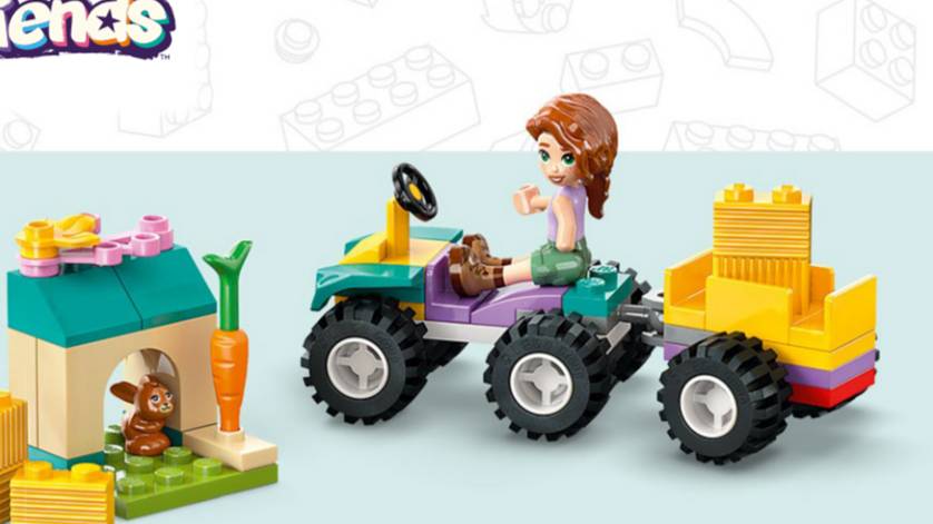Lego. Лего . машинка квадроцикл с прицепом. Lego friends 42625