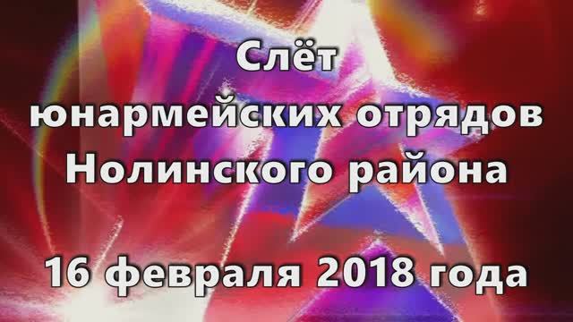 010. Слёт юнармейских отрядов 16 февраля 2018 г.