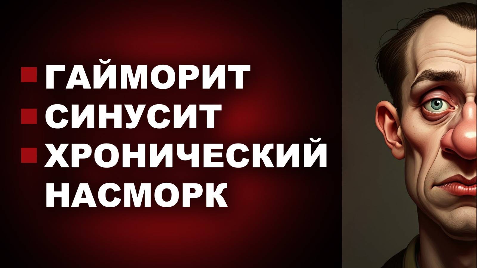 ГАЙМОРИТ СИНУСИТ ХРОНИЧЕСКИЙ НАСМОРК