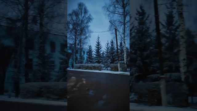 🌎 Первый снег в Кораблино ❄