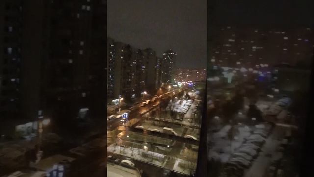 Вчера (03.11.2024) - Первый Московский снег.