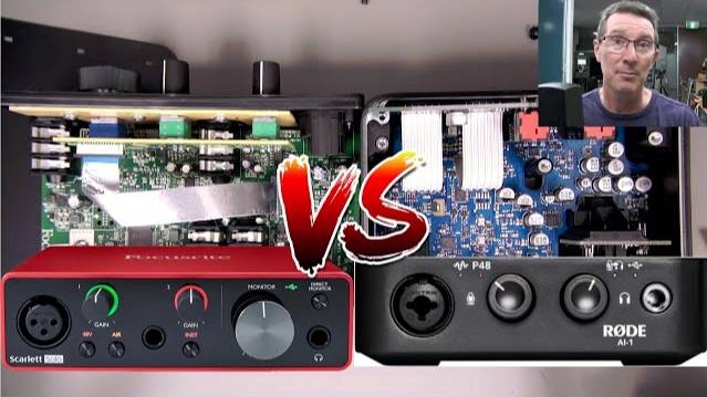 EEVblog 1405 - Focusrite Scarlett Solo vs Rode AI-1 TEARDOWN