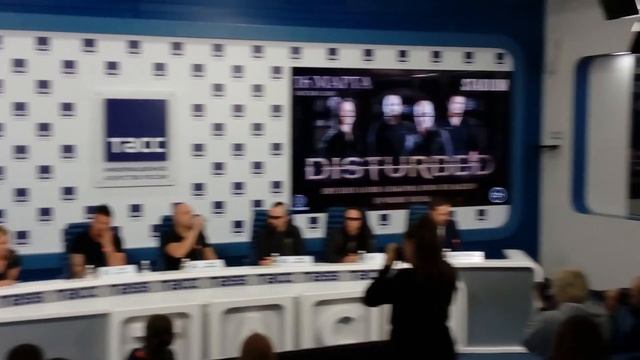 ПРЕСС-КОНФЕРЕНЦИЯ ГРУППЫ DISTURBED В ТАСС