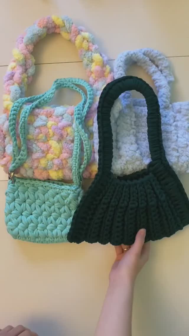 Заказы на прошлой неделе Tg: Rita_HandMade #вяжу #вязаниекрючком #crochet #crochetbag #shorts