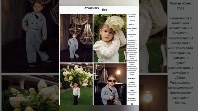 7 номер журнала Kid's fashion кастингжурнал.рф