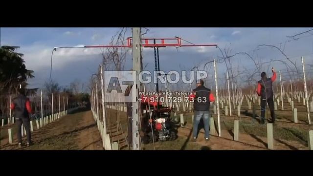 Самоходный компрессор на гусеницах (пневмосекаторы)