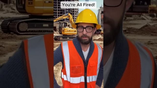 You're All Fired! #adamrose #construction #workers