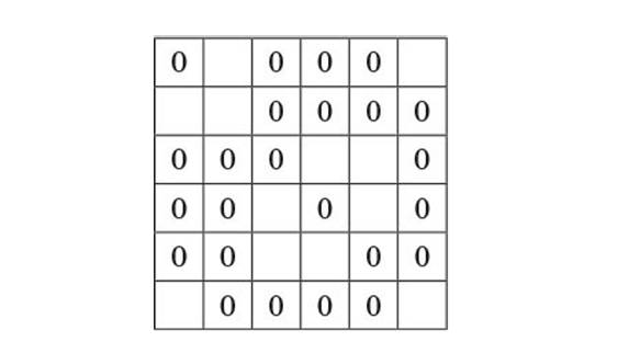 Решение головоломки Тридцать шесть нулей на Python